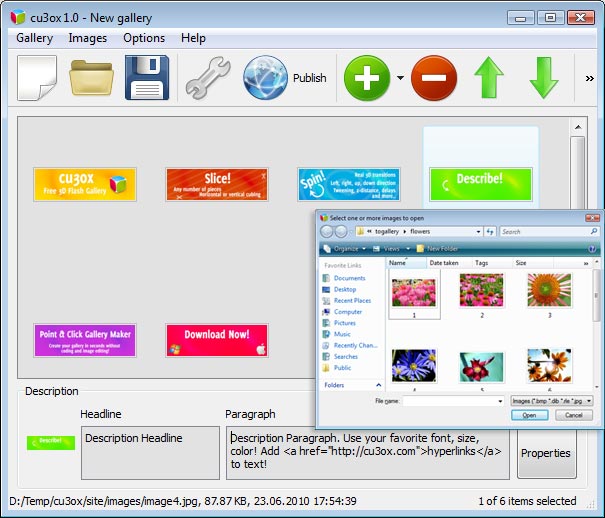 Add Images To Gallery : opencart flash module 1 4 7