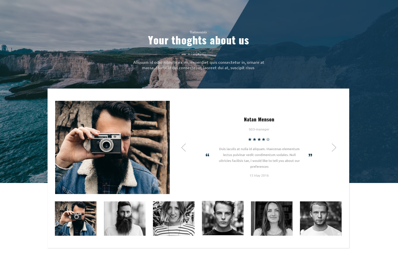 Free Bootstrap Store Theme