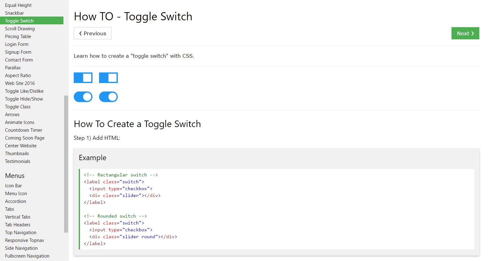  The best way to  set up Toggle Switch